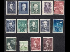 Österreich Austria Briefmarken Lot meist ungebraucht ca. 50er Jahre (24677