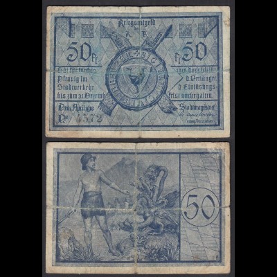 Notgeld 50 Pfennig Füssen 1918 Bayern (31007