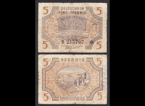 Ro 211 Rheinland-Pfalz 5 Pfennig Landesregierung 15.10.1947 F (4) (31030