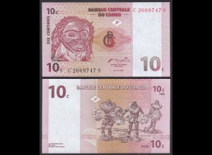 Kongo - Congo 10 Centimes 1997 Pick 82 UNC (1) (25719