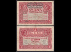 Österreich - Austria 2 Kronen Banknote 1917 Pick 50 F (4) (31208