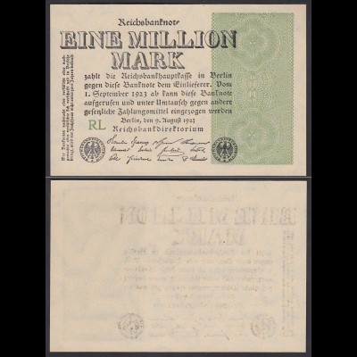 Ro 101a - 1 Million Mark 1923 Pick 102a UNC (1) FZ: RL (25691