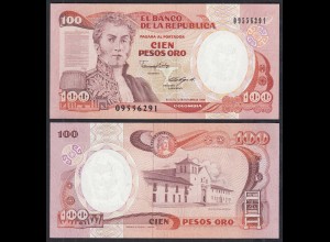 Kolumbien - Colombia 100 Pesos 1988 UNC Pick 426c (31268