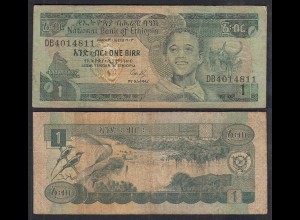 Äthiopien - Ethiopia 1 Birr (1991) Banknote Pick 41a VG (5) sig.3 (31270
