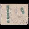 Neuss 1948 Alliierte Sesetzung Gerichtsbrief Ortsbrief Notarbrief (23545