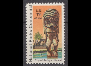 USA 1972 Mi. 1067 – 100 Jahre Nationalparks: City of Refuge 11 Cent ** MNH