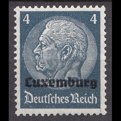 Deutsche Besetzung Luxemburg 1940 Mi. 2 - 4 Pfennig ** MNH (70044