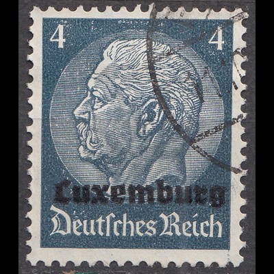 Deutsche Besetzung Luxemburg 1940 Mi. 2 - 4 Pfennig gestempelt used (70047