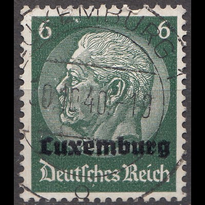 Deutsche Besetzung Luxemburg 1940 Mi. 4 - 6 Pfennig gestempelt used (70049