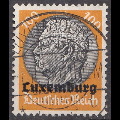 Deutsche Besetzung Luxemburg 100 Pfennig 1940 Mi. 16 gestempelt used (70060