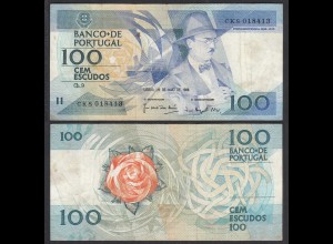 Portugal - 100 Escudos Banknote 26.5.1988 Pick 179e VF (3) (27736