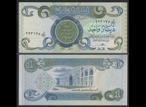 IRAK - IRAQ 1 Dinar Banknote 1980 Pick 69 UNC (1) (31154