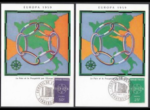 Frankreich - France 19.9.1959 Maximumkarte Europa Cept Strasbourg (25973