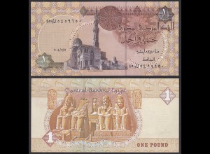 Ägypten - Egypt 1 Pound Banknote 2004 Pick 50i UNC (31508