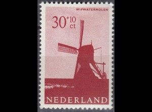 Niederlande – Nethelands 1963 Mi 798 ** MNH 30 Cent Wassermühle - Water mill