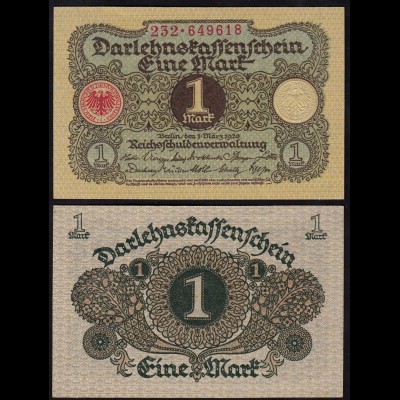 1 Mark Darlehnskassenschein 1920 Ro 64 Pick 58 UNC (1) (14762