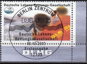 Germany BRD Mi.2367 ESST Vollstempel Deutsche Lebensrettungsgesellschaft (70203