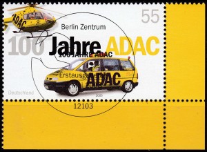 Germany BRD Mi. 2340 ESST Vollstempel 100 Jahre Jahre ADAC 55 CENT 2003 (70215