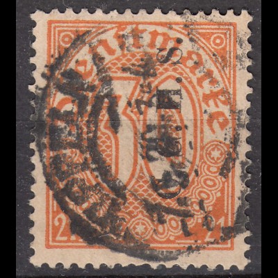  Oberschlesien - Upper Silesia Mi. D5 overprint 30 Pfennig gebraucht used 1920