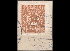 Abstimmungsgebiete Schleswig-Slesvig Mi.3 – 7,5 Pfg. Briefstück 1920 (70254