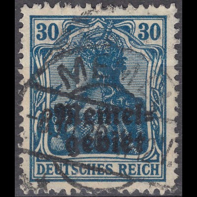 Memel 1920 Mi.15 Freimarke 30 Pfennig gestempelt used (70298
