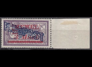 Memel 1921 Mi.45 Freimarke Frankreich Aufdruck 3 Mark auf 60 C. postfrisch MNH