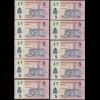 NIGERIA 10 Stück á 5 Naira 2009 Pick 32b UNC (1) Dealer Lot (89296