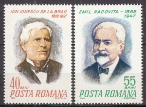 Rumänien - Romania 1968 Brad + Racovitä Mi. 2684-85 postfrisch MNH (70401