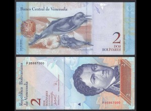 VENEZUELA 2 Bolivares 2007 Pick 88 UNC (1) (31683