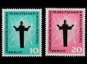 Germany Berlin 1958 Mi. 179-180 Deutscher Katholikentag postfrisch MNH (70417
