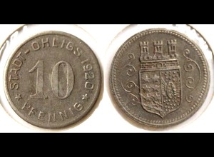 Germany Ohligs 10 Pfennig Notgeld Emergency money 1920 Eisen Iron (n878