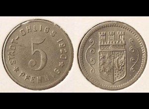 Germany Ohligs 5 Pfennig Notgeld Emergency money 1920 Eisen Iron (n876