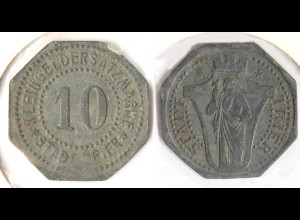 Germany TRIER 10 Pfennig no year Notgeld Small change set Zinc (n933
