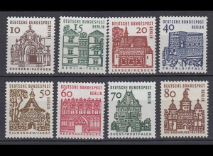 Germany - Berlin Stamps 1964 Michel 242-249 - Freimarken Bauwerke (81017