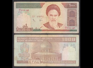 IRAN (Persien) - 1000 RIALS (1992) Sign 25 Pick 143a F (4) (31862