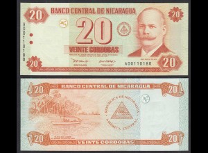 Nikaragua - Nicaragua 20 Cordobas 2002 Pick 192 UNC (1) (31901