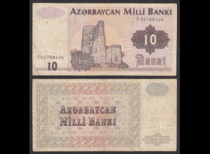 Aserbaidschan - AZERBAIJAN - 10 Manat (1992) Pick 12 VG (5) (31914