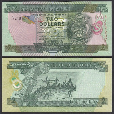 Solomon Islands - Salomonen - 2 Dollars Pick 25 UNC (1) (31911