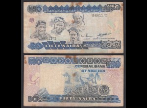 Nigeria 50 Naira Banknote (2001) Pick 27d sig.11 VG (5) (31949