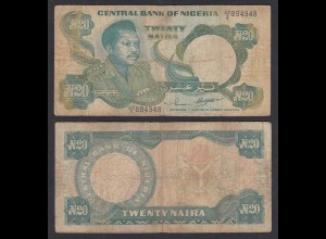 Nigeria 20 Naira Banknote (ca.2001) Pick 26g sig. 11 - VG (5) (31983
