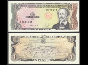  Dominikanische Republik - Dominican Republic 1 Peso 1988 Pick 126c UNC (1)