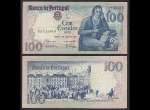 Portugal - 100 Escudos Banknote 1985 - Pick 178e F (4) (32050