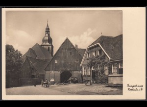 AK Nottuln bei Coesfeld Münster Dülmen Burgstrasse mit Gaststätte Denter (86189