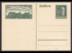 Deutsches Reich 1938 Ganzsache P272 Sonderpostkarte zum Reichsparteitag (32137
