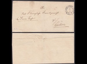 ca.1840 MARIENWERDER K1 alter Umschlag nach CULM (32135