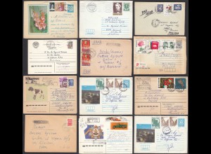 Sowjetunion - Russia Lot mit 12 Stück Briefe Gelegenheit (32214
