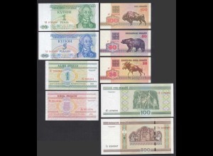 9 Stück verschiedene Banknoten der Europa aUNC (32220