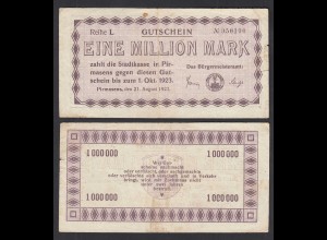 Pirmasens 1923 1- Million Mark Gutschein Notgeld (32277