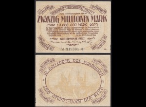 Speyer Kreisgemeinde Pfalz 20 Millionen Mark NOTGELD Gutschein 1923 (32282