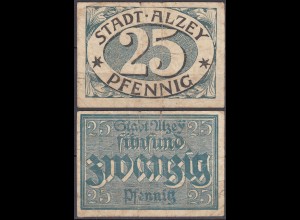 Alzey 25 Pfennig Notgeld Gutschein (32310